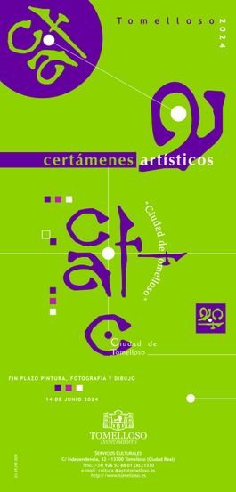 CERTÁMENES ARTÍSTICOS CIUDAD DE TOMELLOSO 2024