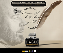 XXIII PREMIO POÉTICO INTERNACIONAL JAIME GIL DE BIEDMA Y ALBA