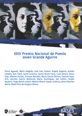 XXIII PREMIO NACIONAL DE POESÍA JOVEN GRANDE AGUIRRE 2027