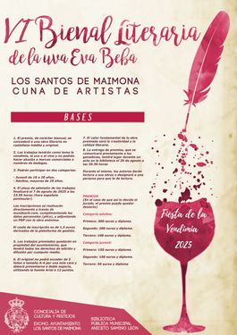 VI BIENAL LITERARIA DE LA UVA EBA-BEBA LOS SANTOS DE MAIMONA