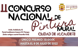 II CONCURSO NACIONAL PINTURA MURAL “CIUDAD DE ALCAUDETE”
