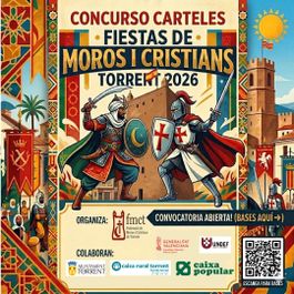 CONCURSO CARTEL DE FIESTAS PARTONALES DE MOROS Y CRISTIANOS DE TORRENT 2026